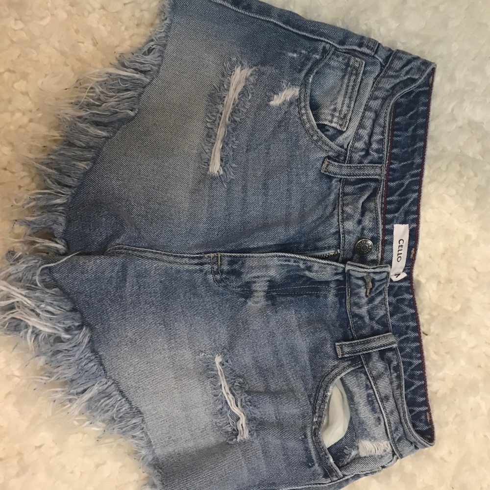 Cello Jean shorts - medium -hi rise booty short